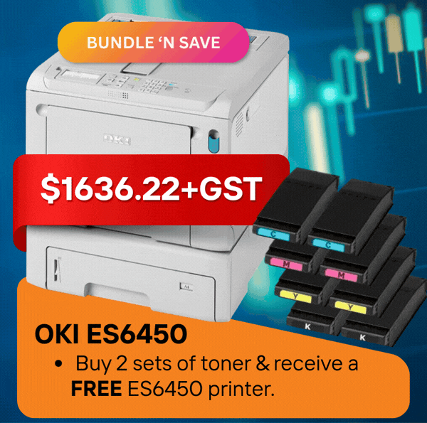 OKI ES6450 toner bundle — click to view the offer