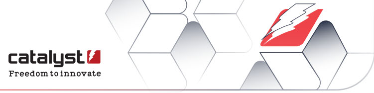 Catalayst logo with 'Freedom to Innvate' beneath it